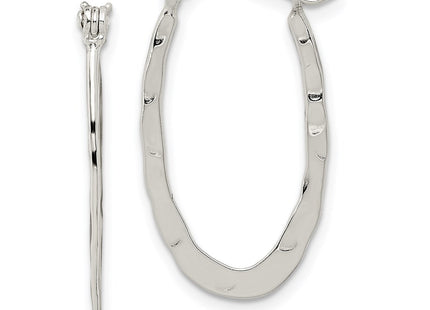 Sterling Silver Earrings Style QE6622 - Classique Jewelry Inc.