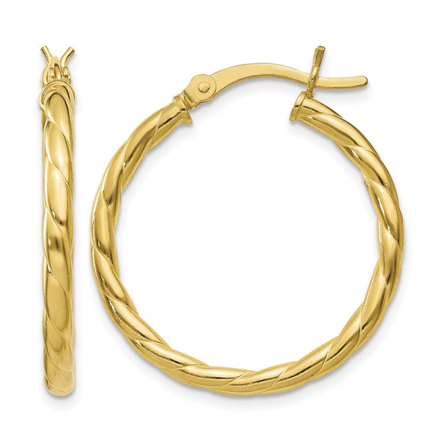 Sterling silver hoop earrings