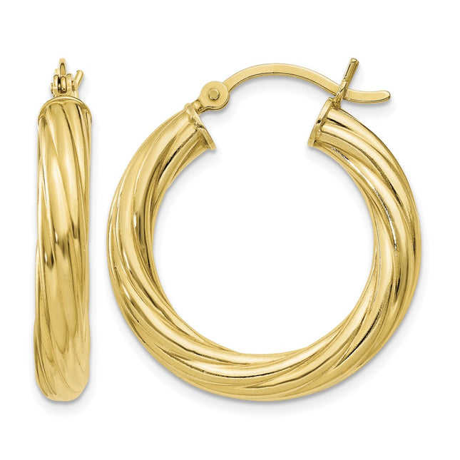 Sterling silver hoop earrings