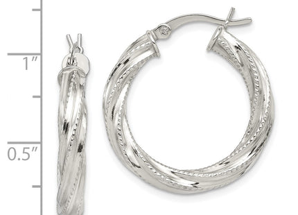 Sterling Silver Earrings Style QE6727 - Classique Jewelry Inc.