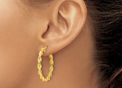 Sterling Silver Earrings Style QE6753GP - Classique Jewelry Inc.