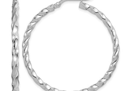 Sterling silver hoop earrings