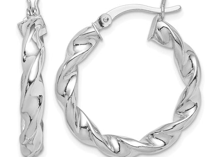 Sterling silver hoop earrings