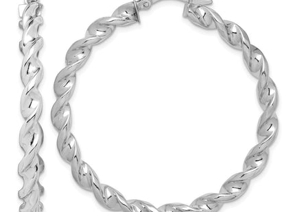 Sterling silver hoop earrings