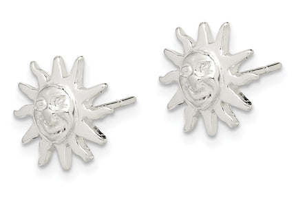 Sterling silver earrings, alternate view
