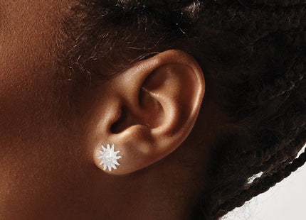 Sterling silver earrings, another view