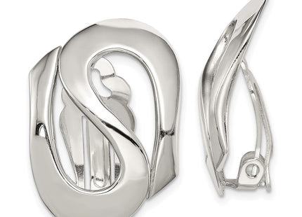Sterling Silver Earrings Style QE6832 - Classique Jewelry Inc.