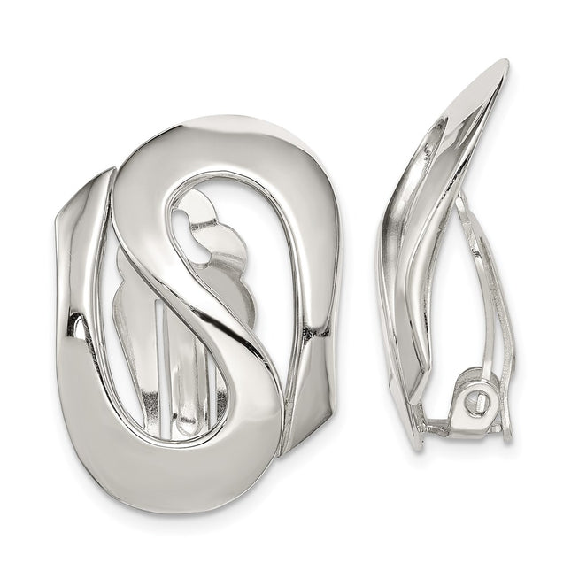 Sterling Silver Earrings Style QE6832 - Classique Jewelry Inc.