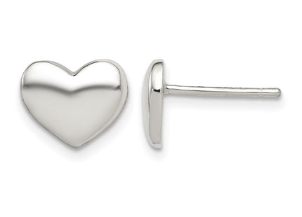 Sterling silver heart earrings