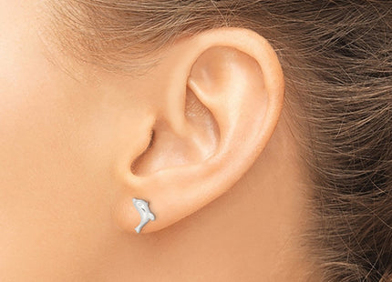 Sterling silver earrings, another view