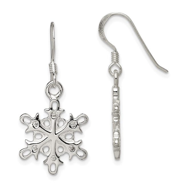 Sterling Silver Earrings Style QE6911 - Classique Jewelry Inc.