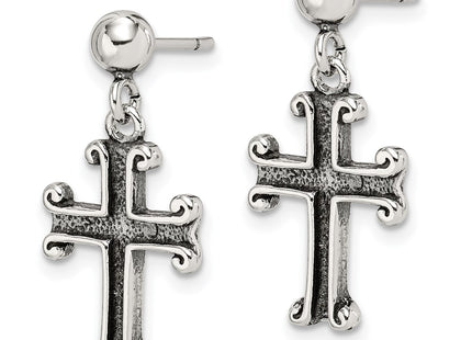 Sterling Silver Earrings Style QE6922 - Classique Jewelry Inc.