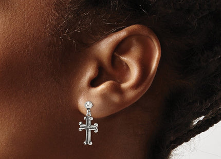 Sterling Silver Earrings Style QE6922 - Classique Jewelry Inc.