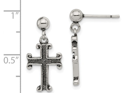 Sterling Silver Earrings Style QE6922 - Classique Jewelry Inc.