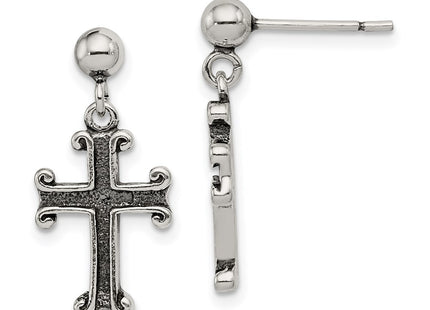 Sterling Silver Earrings Style QE6922 - Classique Jewelry Inc.