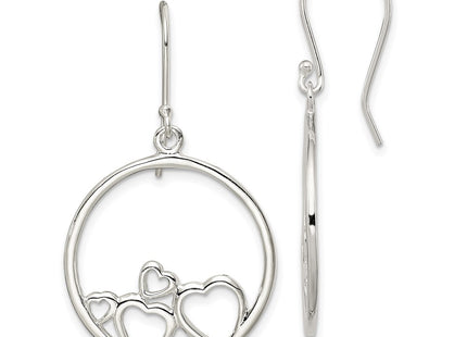 Sterling Silver Earrings Style QE7079 - Classique Jewelry Inc.