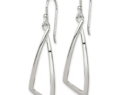 Sterling silver drop earrings, alternate view