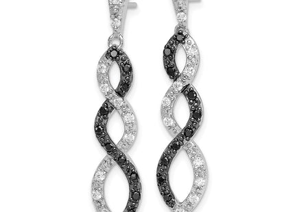 Sterling Silver Earrings Style QE7337 - Classique Jewelry Inc.