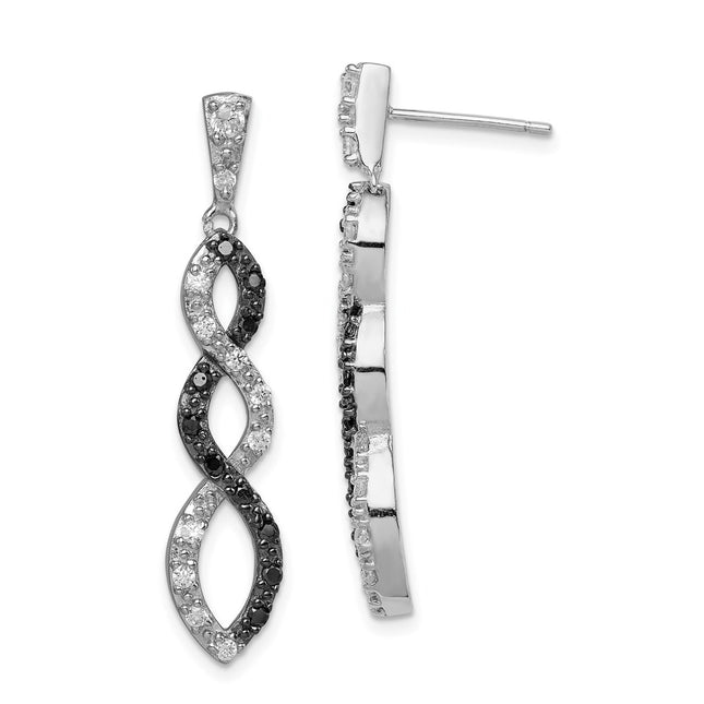 Sterling Silver Earrings Style QE7337 - Classique Jewelry Inc.