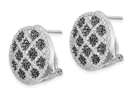 Sterling Silver Earrings Style QE7343 - Classique Jewelry Inc.