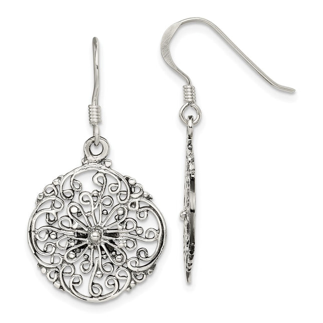 Sterling Silver Earrings Style QE7375 - Classique Jewelry Inc.