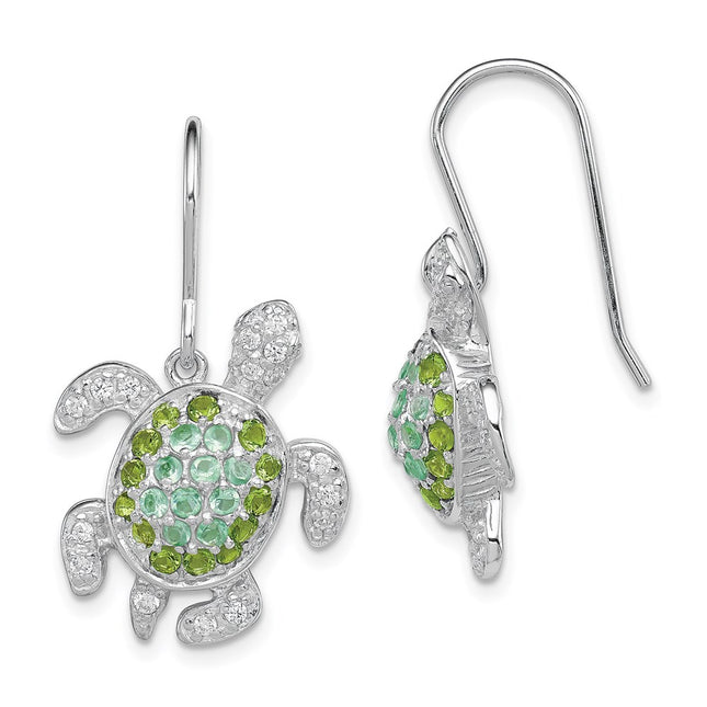 Sterling Silver Earrings Style QE7403 - Classique Jewelry Inc.