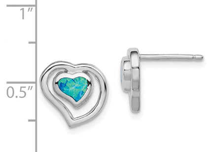 Sterling Silver Earrings Style QE7440 - Classique Jewelry Inc.