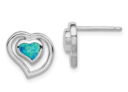 Sterling Silver Earrings Style QE7440 - Classique Jewelry Inc.