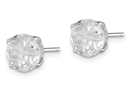 Sterling Silver Earrings Style QE7484 - Classique Jewelry Inc.
