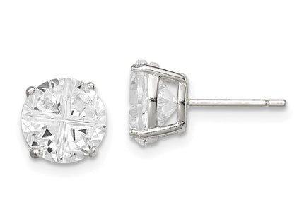 Sterling Silver Earrings Style QE7484 - Classique Jewelry Inc.