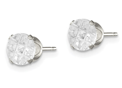 Sterling Silver Earrings Style QE7488 - Classique Jewelry Inc.
