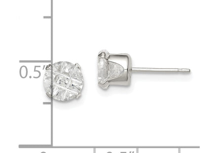 Sterling Silver Earrings Style QE7488 - Classique Jewelry Inc.