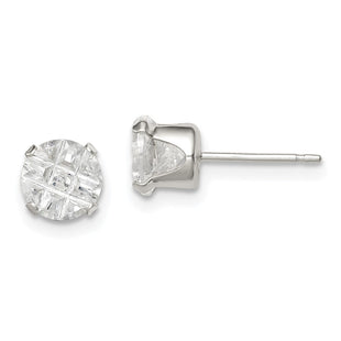 Sterling Silver Earrings Style QE7488 - Classique Jewelry Inc.