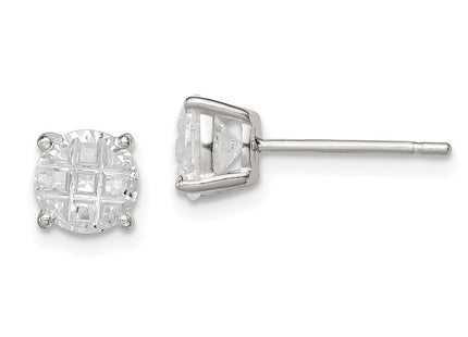 Sterling Silver Earrings Style QE7494 - Classique Jewelry Inc.