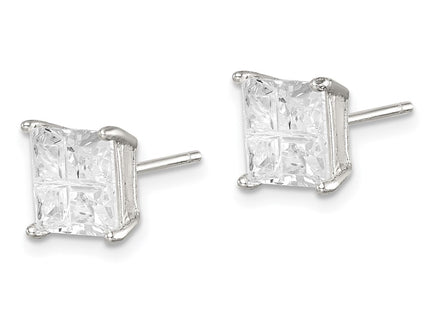 Sterling Silver Earrings Style QE7520 - Classique Jewelry Inc.