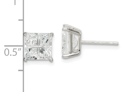 Sterling Silver Earrings Style QE7520 - Classique Jewelry Inc.