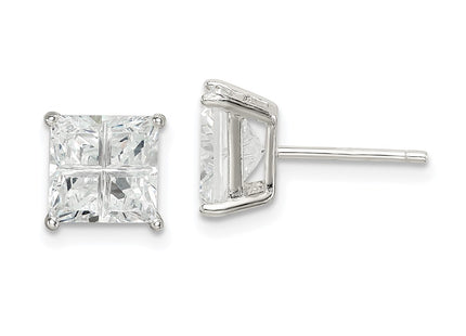 Sterling Silver Earrings Style QE7520 - Classique Jewelry Inc.
