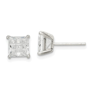 Sterling Silver Earrings Style QE7530 - Classique Jewelry Inc.