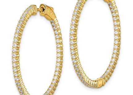 Sterling Silver Earrings Style QE7562Y - Classique Jewelry Inc.