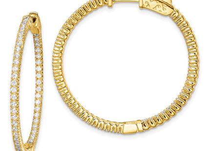 Sterling Silver Earrings Style QE7562Y - Classique Jewelry Inc.