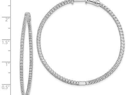 Sterling Silver Earrings Style QE7563 - Classique Jewelry Inc.