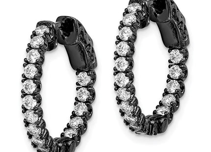 Sterling Silver Earrings Style QE7567B - Classique Jewelry Inc.