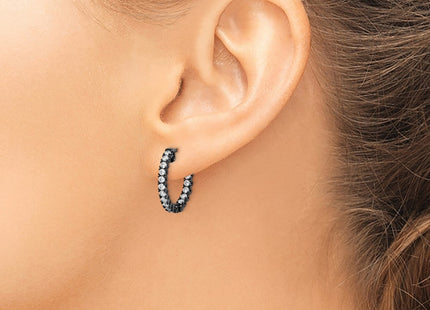 Sterling Silver Earrings Style QE7567B - Classique Jewelry Inc.