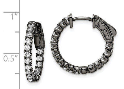 Sterling Silver Earrings Style QE7567B - Classique Jewelry Inc.