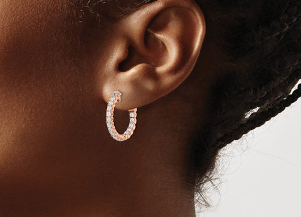 Sterling Silver Earrings Style QE7567P - Classique Jewelry Inc.
