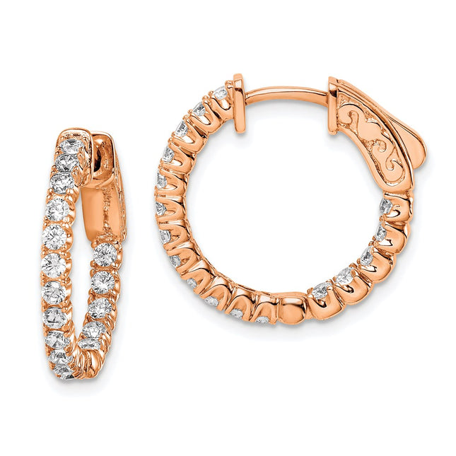 Sterling Silver Earrings Style QE7567P - Classique Jewelry Inc.