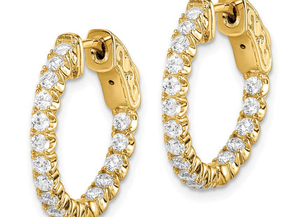 Sterling Silver Earrings Style QE7567Y - Classique Jewelry Inc.