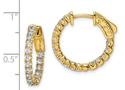 Sterling Silver Earrings Style QE7567Y - Classique Jewelry Inc.