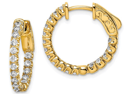 Sterling Silver Earrings Style QE7567Y - Classique Jewelry Inc.