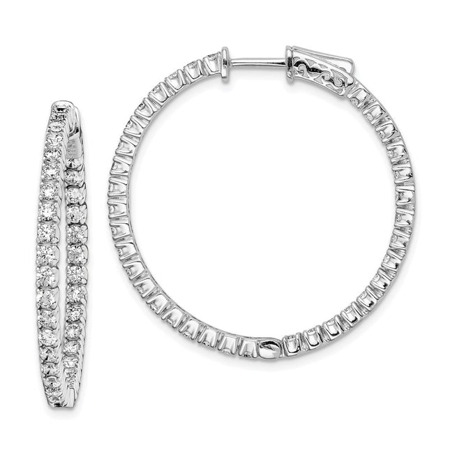 Sterling Silver Earrings Style QE7569 - Classique Jewelry Inc.